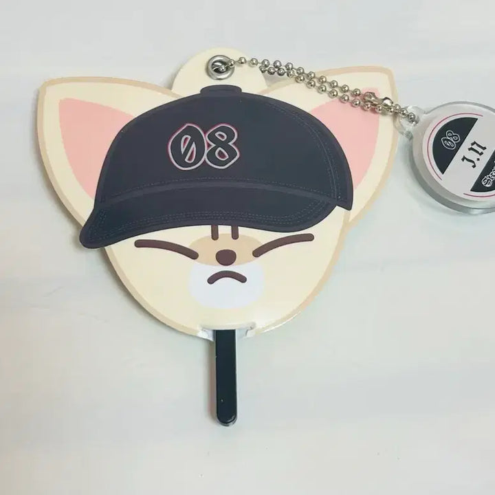 [BUNJANG] Stray Kids FoxyNy Mini Image Picket Keyring I.N / 스키즈 일본 엠디 미니 이미지 피켓 키링 폭시니 우치와 아이엔