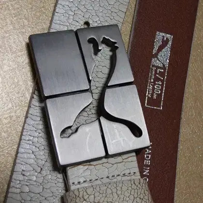 [BUNJANG] PUMA Leather Belt / 푸마 PUMA 크렉가죽벨트 L/100 허리32-39까지