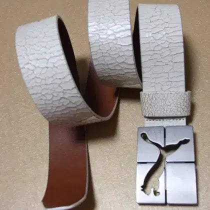 [BUNJANG] PUMA Leather Belt / 푸마 PUMA 크렉가죽벨트 L/100 허리32-39까지
