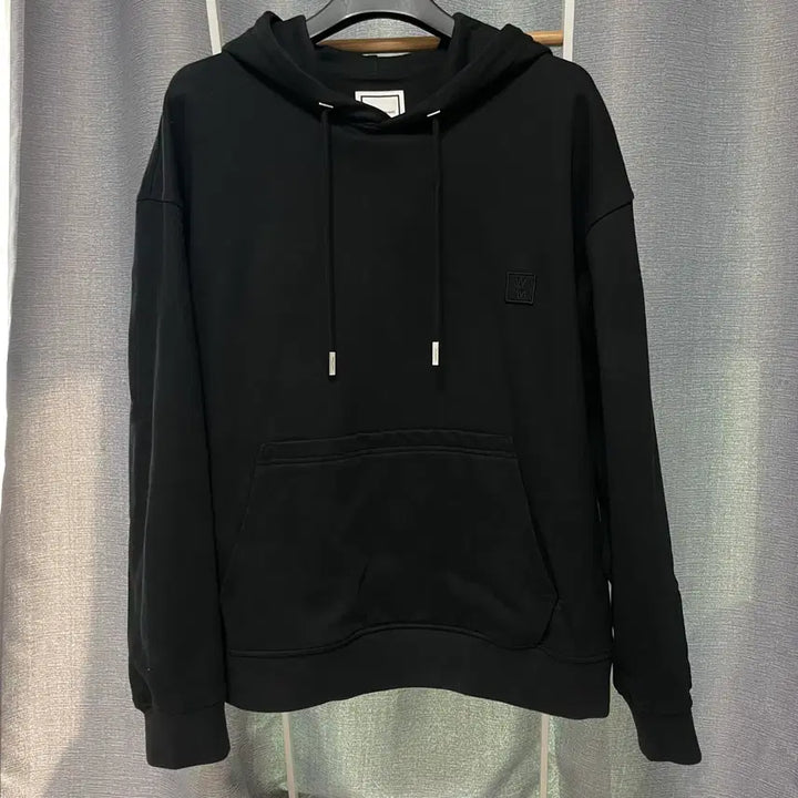 [BUNJANG] Wooyoungmi Flower Back Logo Hoodie / [ 50 ] 우영미 플라워 백로고 프린팅 후드티