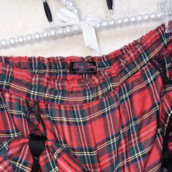 [BUNJANG] Drug Honey Tartan Check Punk Mini Skirt / 드러그허니 타탄체크 캉캉스커트 고스펑크 하라주쿠 갸루 캐캐체 서브컬쳐