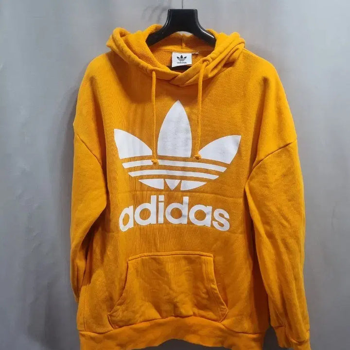 [BUNJANG] Adidas Trefoil Hoodie Orange / 아디다스 트레포일 후드티 오렌지