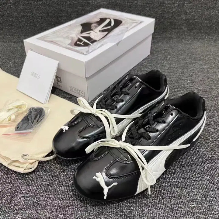 [BUNJANG] MA X ROSE Speedcat PRM Black Warm White 240mm Sneakers / 마 x 로제 스피드캣 PRM 블랙 웜 화이트 240mm