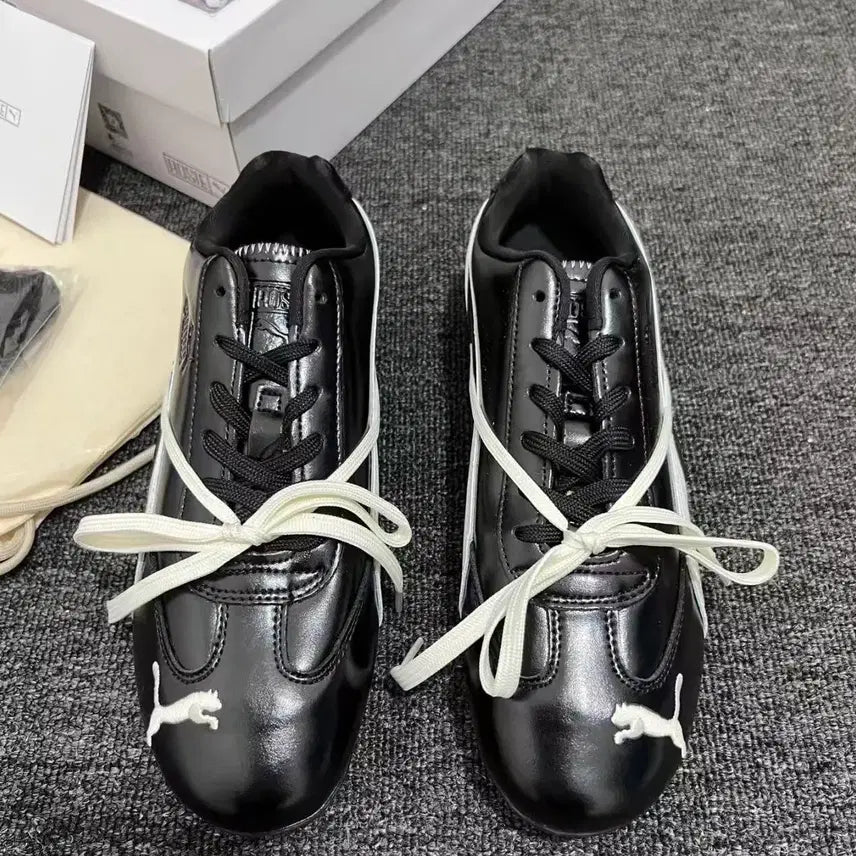[BUNJANG] MA X ROSE Speedcat PRM Black Warm White 240mm Sneakers / 마 x 로제 스피드캣 PRM 블랙 웜 화이트 240mm