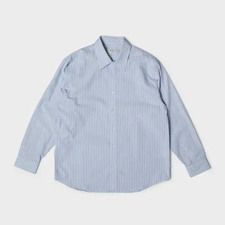 [BUNJANG] Dunst Unisex Informal Shirt Blue Brown Stripe XL / 던스트 유니섹스 인포멀 셔츠 블루브라운 스트라이프, XL
