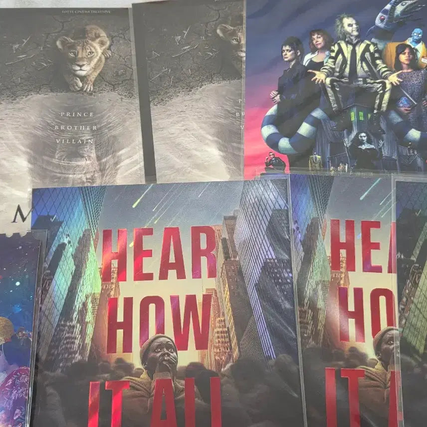 [BUNJANG] Various Movie Special Ticket and Card Bundle Set / 영화 관람객특전 일괄 판매 무파사 비틀쥬스 콰이어스 부고니아 국보