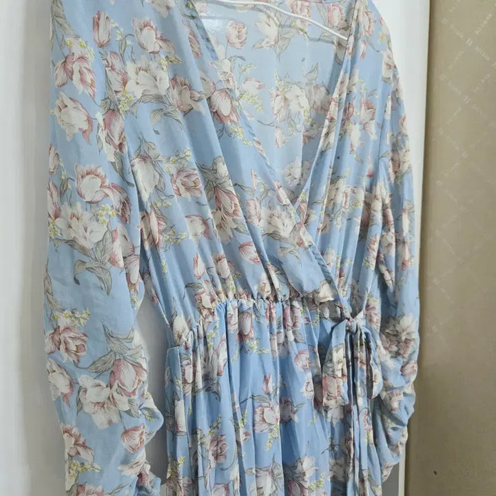 [BUNJANG] Pastel Sky Chiffon Long Dress / 파스텔 하늘 쉬폰 롱원피스(새상품)