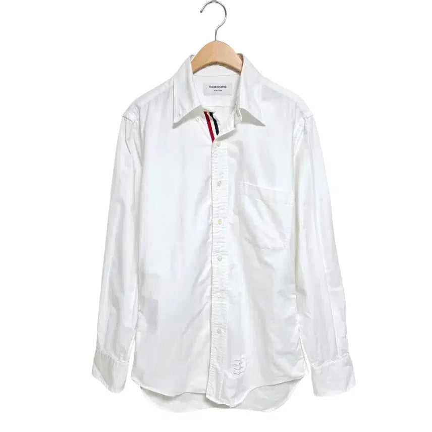 [BUNJANG] Thom Browne Oxford Shirt / 톰브라운 히든삼선 옥스포드 셔츠