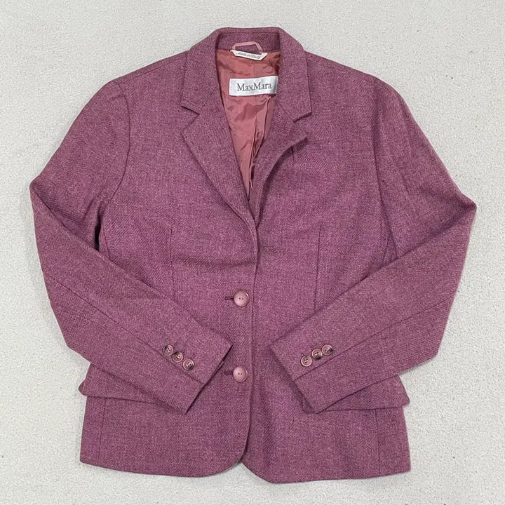 [BUNJANG] Max Mara Wool Tweed Blazer Jacket US 4 / US(4) 막스마라 울 트위드 블레이저 자켓 0320