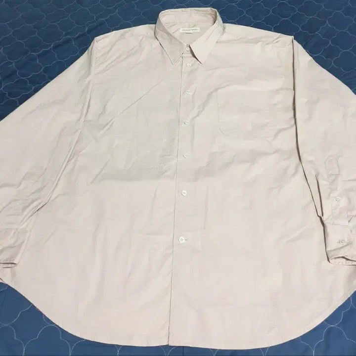 [BUNJANG] Thomas More Nylon Blend Paper Shirt Sand Beige (L) / (단종매물) 토마스모어 나일로혼방 페이퍼셔츠 샌드베이지 (L)