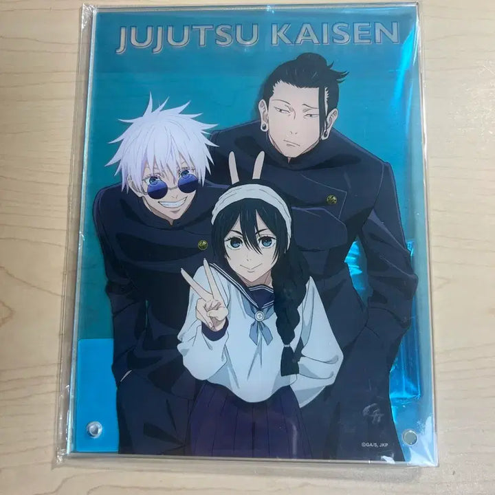 [BUNJANG] Jujutsu Kaisen Goukoku-Jutsu Acrylic Panel Stand Set / 주술회전 회옥옥절 아크릴 판넬 스탠드 고죠 게토 리코