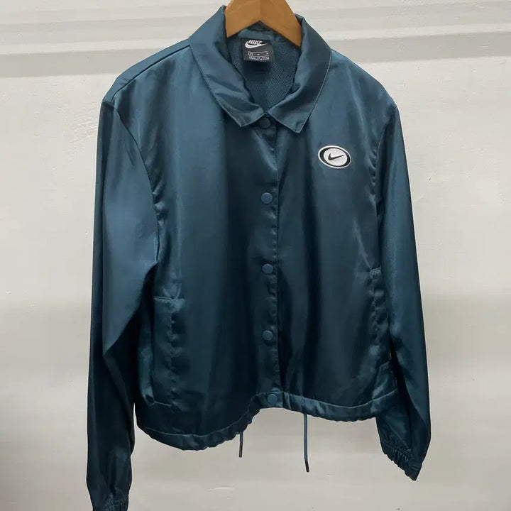 [BUNJANG] Nike Satin Crop Jacket (Women) - M Size / 여성)NIKE 나이키 세틴 크롭 자켓 M사이즈