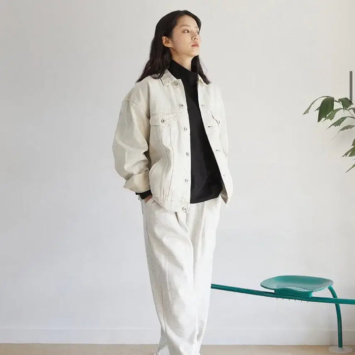 [BUNJANG] Zero Deep One Tuck Sweat Pants Oatmeal XS / 제로 Deep One Tuck Sweat Pants 오트밀 XS