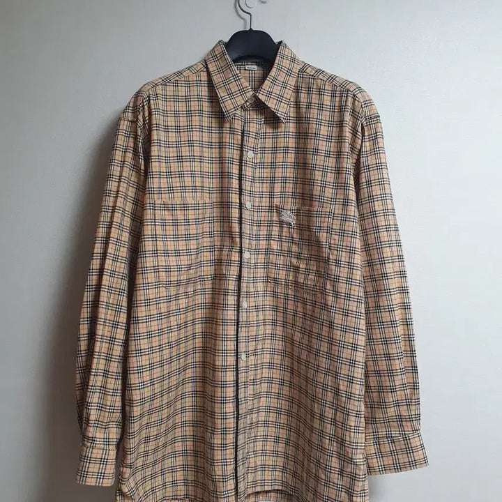 [BUNJANG] Burberry Burberrys Nova Check Shirt Beige M / 버버리 Burberrys 노바체크 셔츠 베이지 M