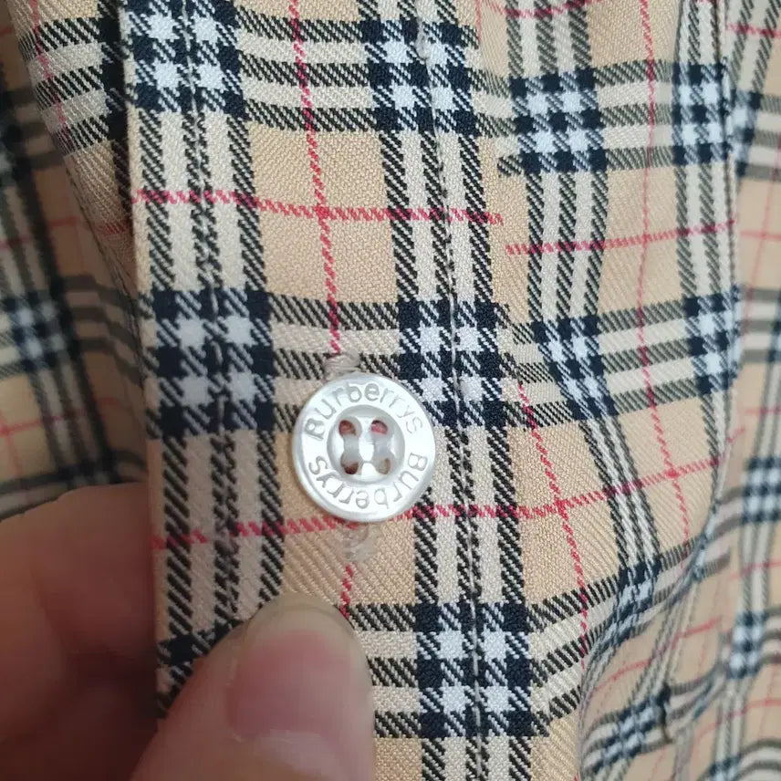 [BUNJANG] Burberry Burberrys Nova Check Shirt Beige M / 버버리 Burberrys 노바체크 셔츠 베이지 M