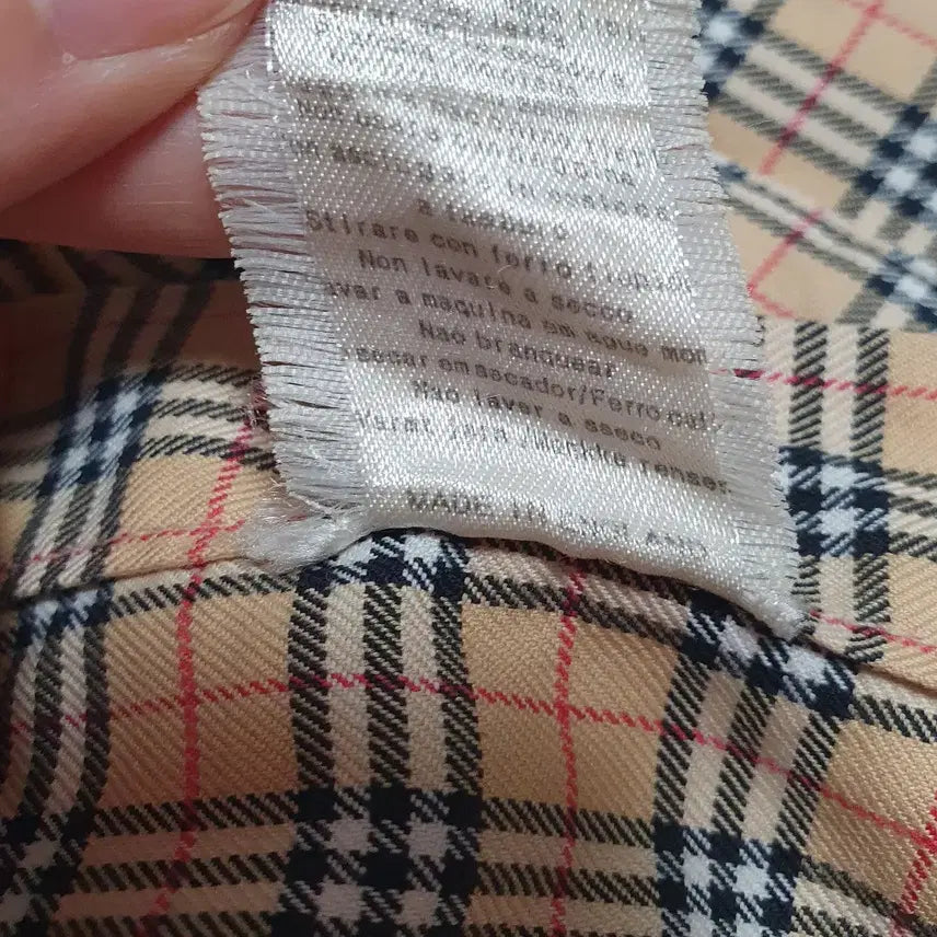 [BUNJANG] Burberry Burberrys Nova Check Shirt Beige M / 버버리 Burberrys 노바체크 셔츠 베이지 M