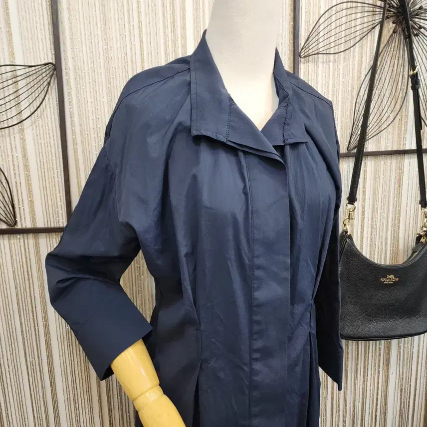 [BUNJANG] Daniel Este Mid-Length Shirt Dress / 다니엘에스떼 셔츠형 롱 원피스/바스락소재  S사이즈