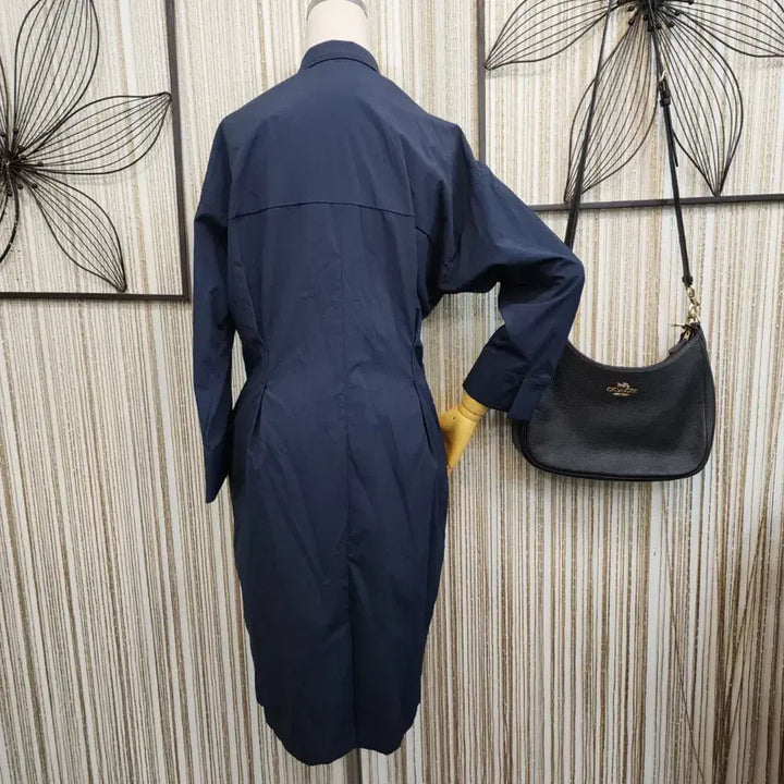 [BUNJANG] Daniel Este Mid-Length Shirt Dress / 다니엘에스떼 셔츠형 롱 원피스/바스락소재  S사이즈