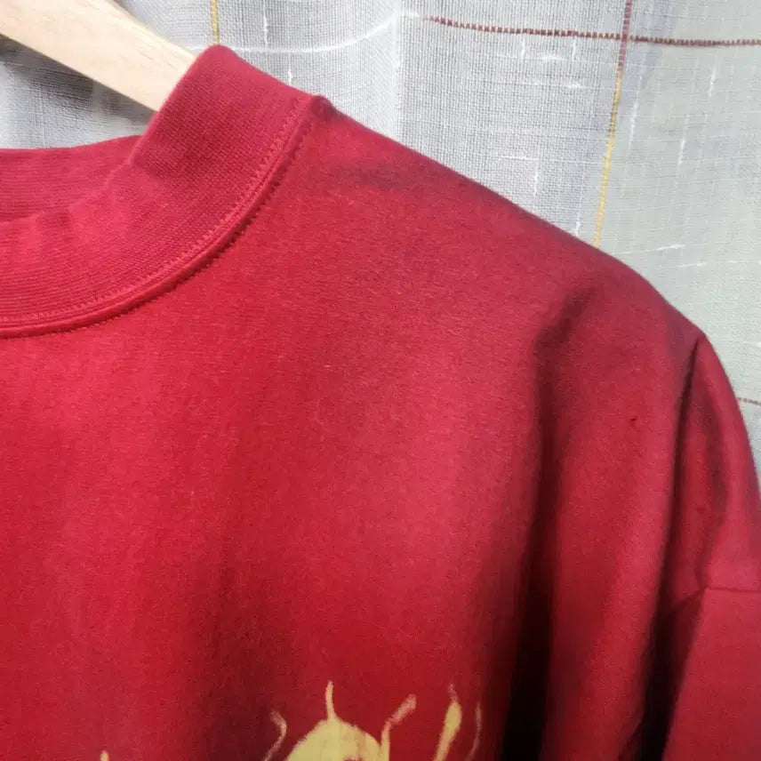[BUNJANG] Balenciaga Red Logo Vintage T-shirt L / 발렌시아가 레드 로고 빈티지 반팔 티셔츠 L