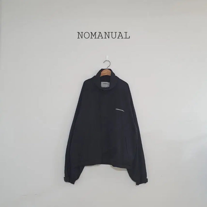 [BUNJANG] No.Manual Black Windbreaker Jacket / No.26032208 노매뉴얼 블랙 바람막이 자켓 블랙