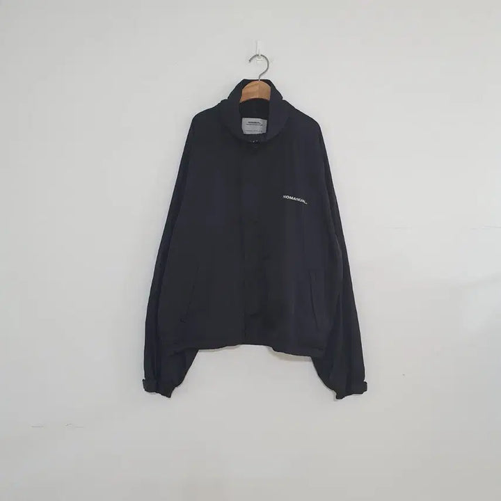 [BUNJANG] No.Manual Black Windbreaker Jacket / No.26032208 노매뉴얼 블랙 바람막이 자켓 블랙