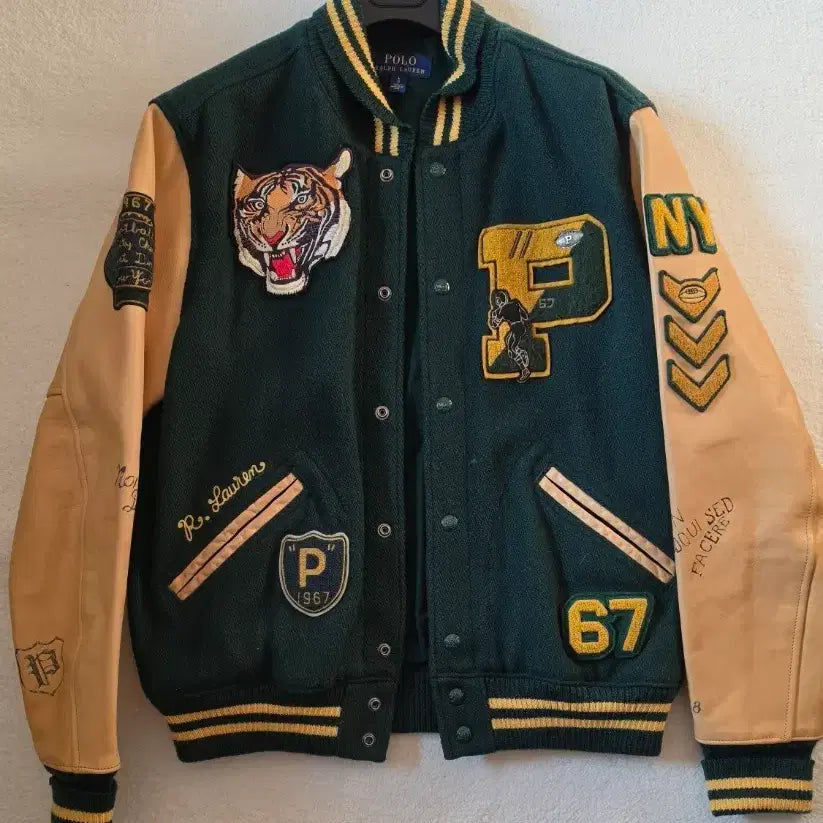 [BUNJANG] Polo Ralph Lauren Tiger Varsity Jacket / 폴로 랄프로렌 타이거 바시티자켓