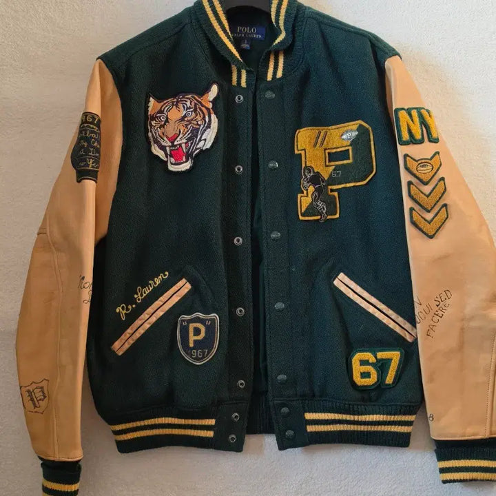 [BUNJANG] Polo Ralph Lauren Tiger Varsity Jacket / 폴로 랄프로렌 타이거 바시티자켓