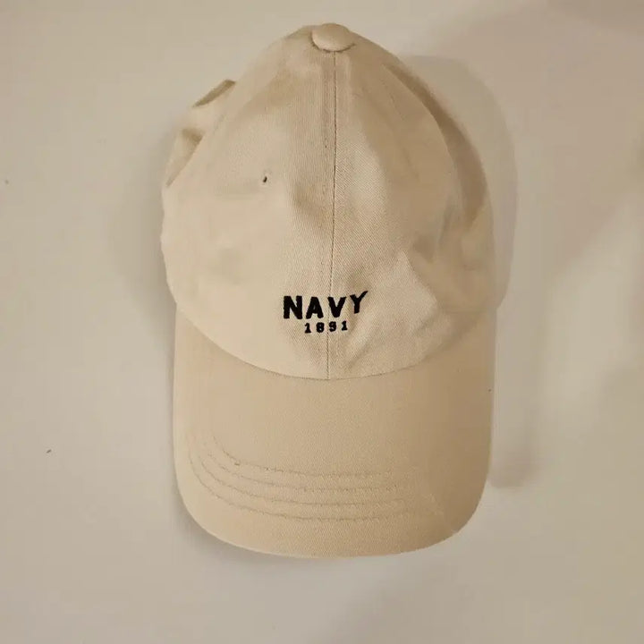 [BUNJANG] NAVY 1891 Beige Ball Cap / NAVY 1891 볼캡 베이지색