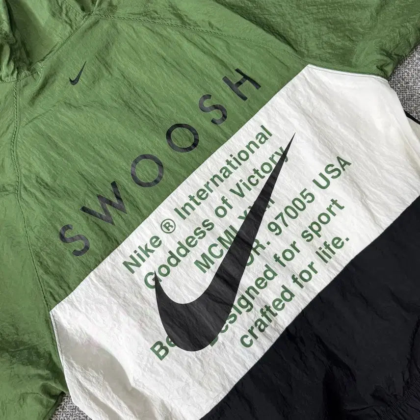 [BUNJANG] Nike Double Swoosh Windbreaker Jacket / 나이키 더블스우시 바람막이