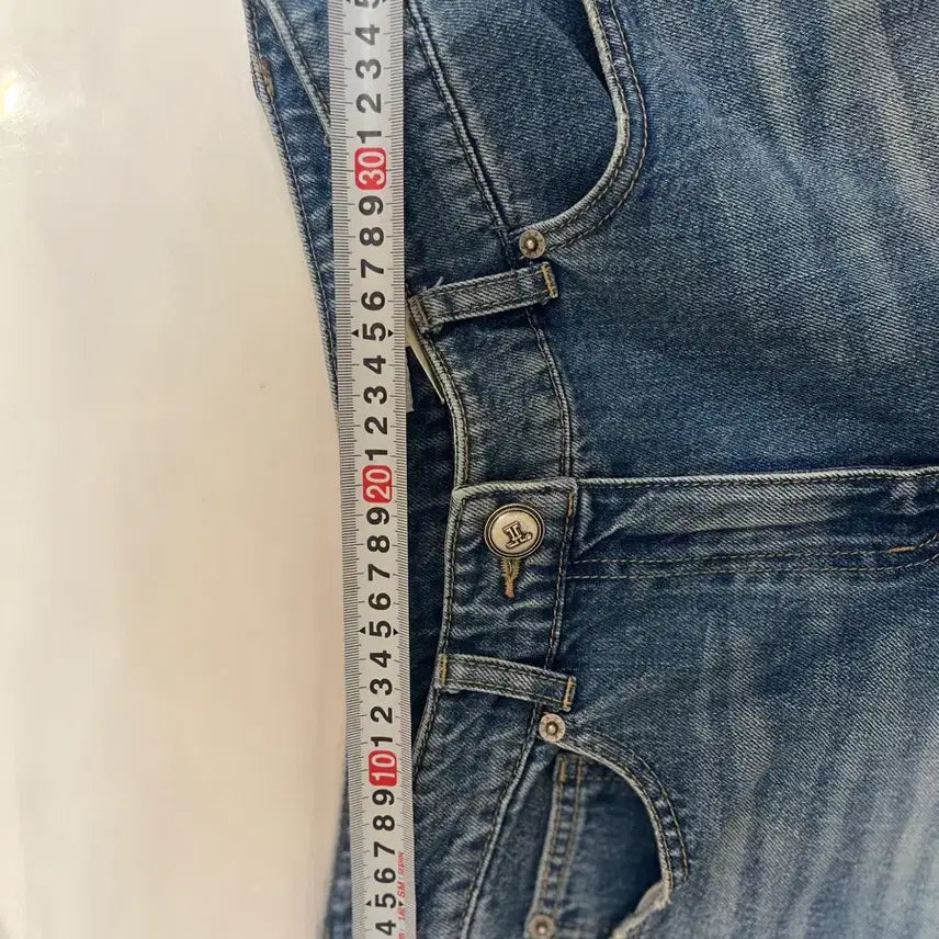 [BUNJANG] TIME Wide Denim Pants Bootcut Light Wash / 네고사절24년타임 TIME 와이드 데님 팬츠 부츠컷 연청 워싱