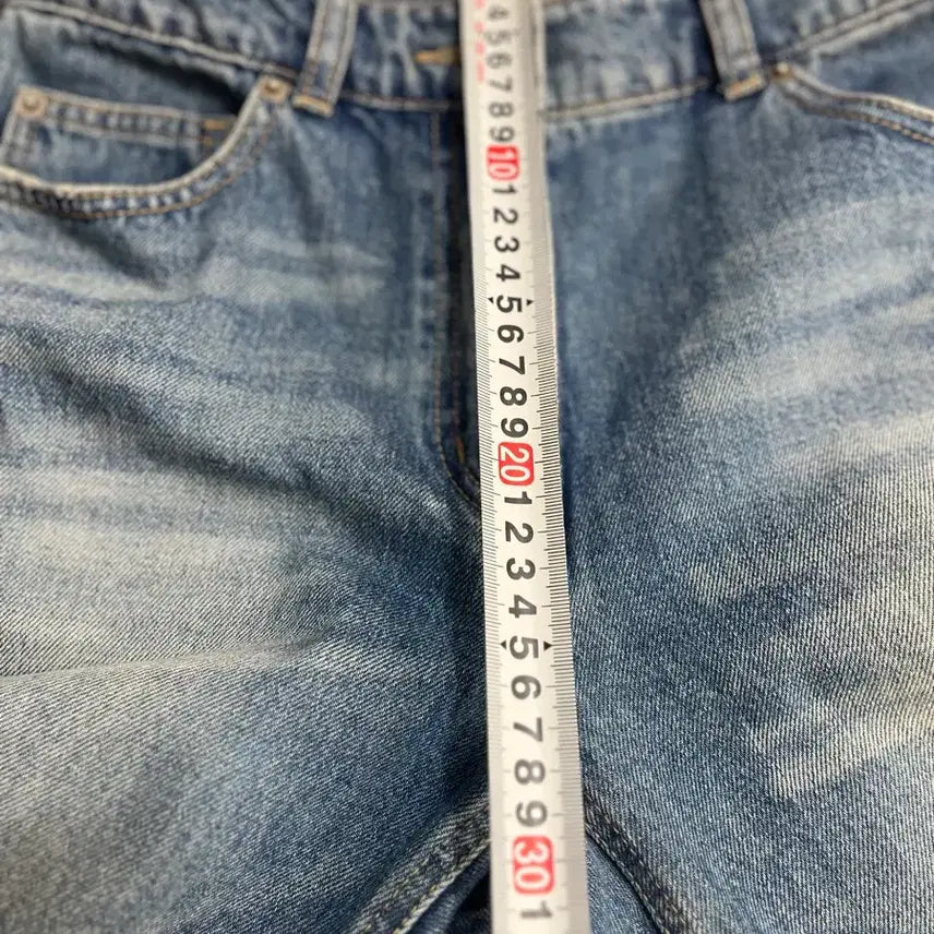 [BUNJANG] TIME Wide Denim Pants Bootcut Light Wash / 네고사절24년타임 TIME 와이드 데님 팬츠 부츠컷 연청 워싱