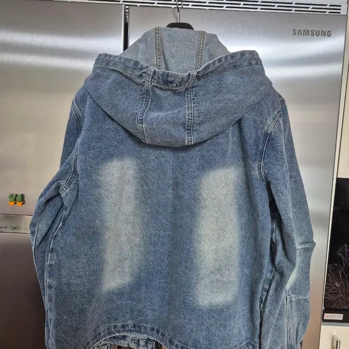[BUNJANG] Washed Denim Jacket M / 워싱 청쟈켓 M 새거