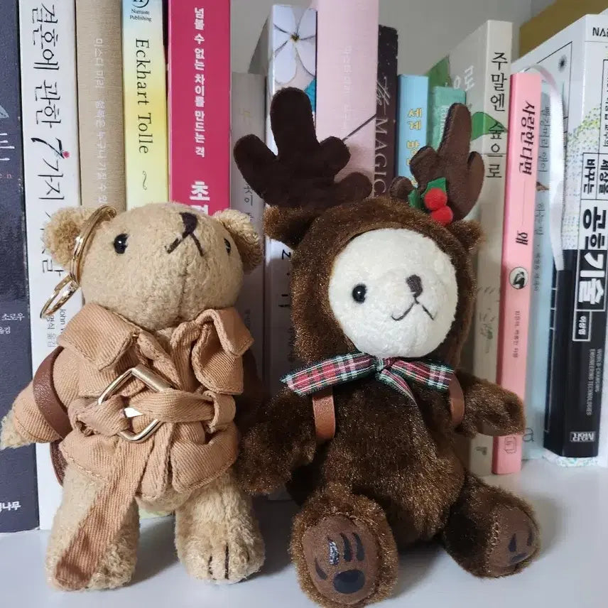 [BUNJANG] Bearpaw Bear Keyring Set / 베어파우 곰돌이 키링 2개