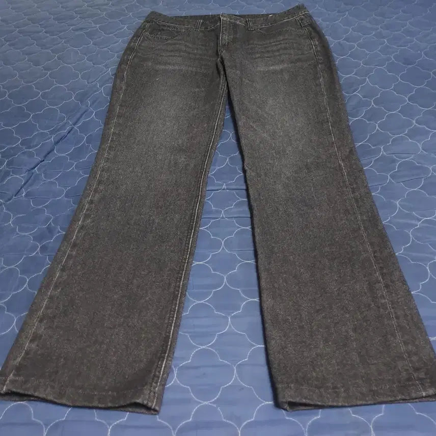 [BUNJANG] Fatalism Straight Washing Denim Jeans Black (34) / 페이탈리즘 스트레이트 워싱 데님진 흑청 (34)