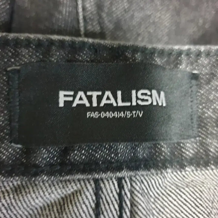 [BUNJANG] Fatalism Straight Washing Denim Jeans Black (34) / 페이탈리즘 스트레이트 워싱 데님진 흑청 (34)