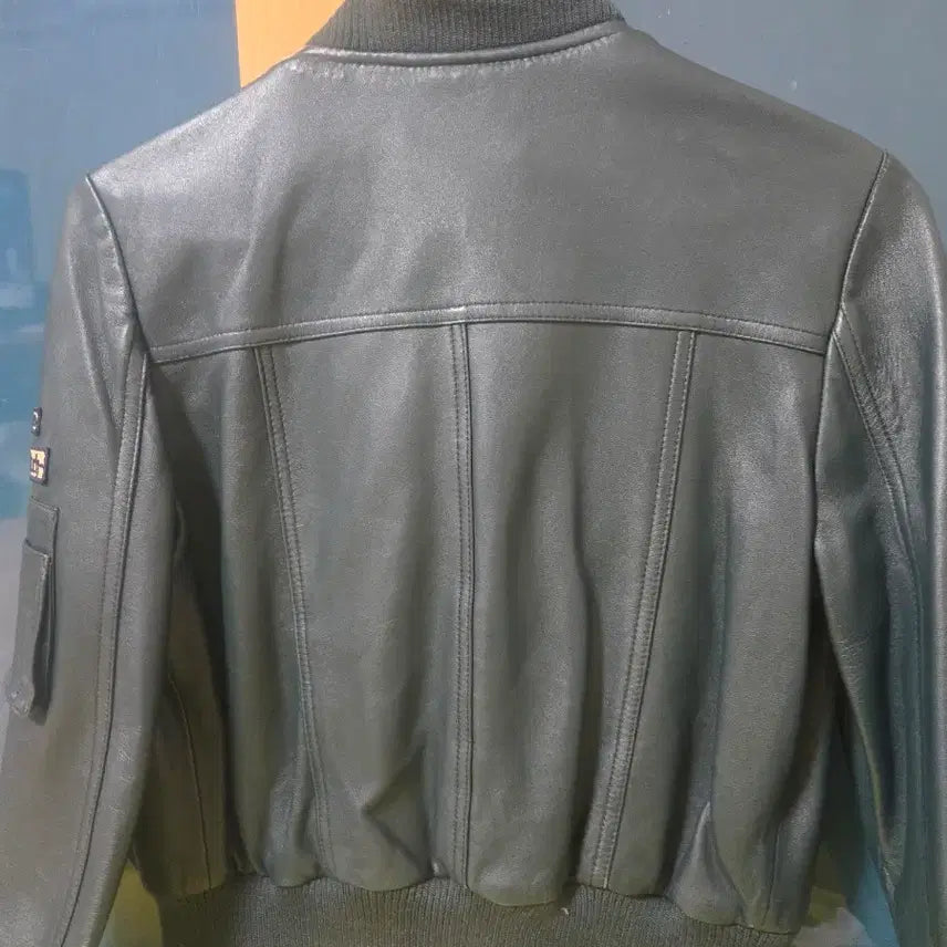 [BUNJANG] Von Dutch Lambskin Leather Jacket / 본더치 램스킨 가죽 자켓