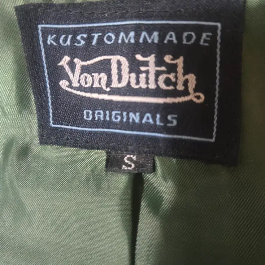 [BUNJANG] Von Dutch Lambskin Leather Jacket / 본더치 램스킨 가죽 자켓