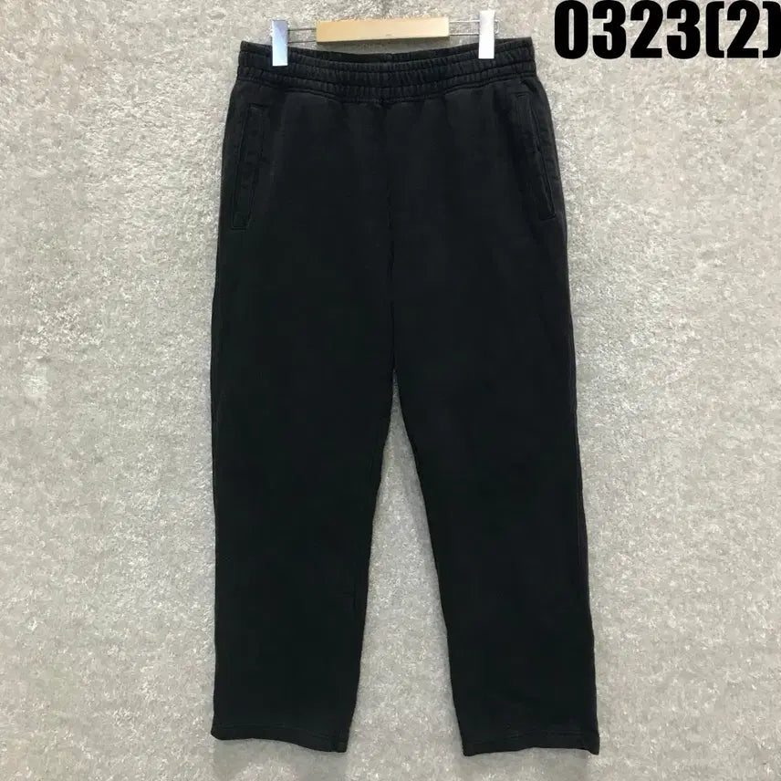 [BUNJANG] Musinsa Black Cotton Training Pants XL / 무신사 검정색 면 트레이닝 바지 xl