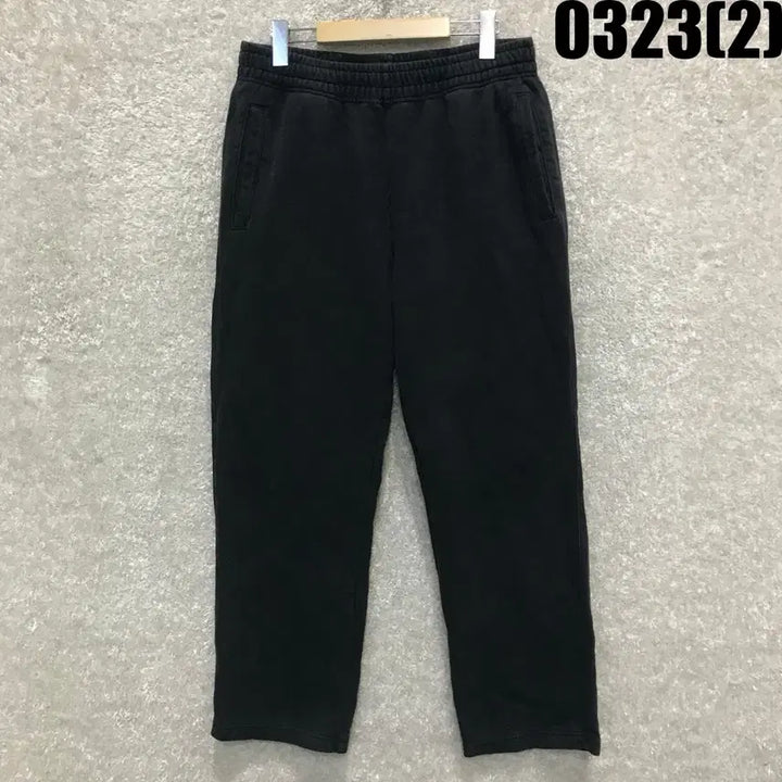 [BUNJANG] Musinsa Black Cotton Training Pants XL / 무신사 검정색 면 트레이닝 바지 xl