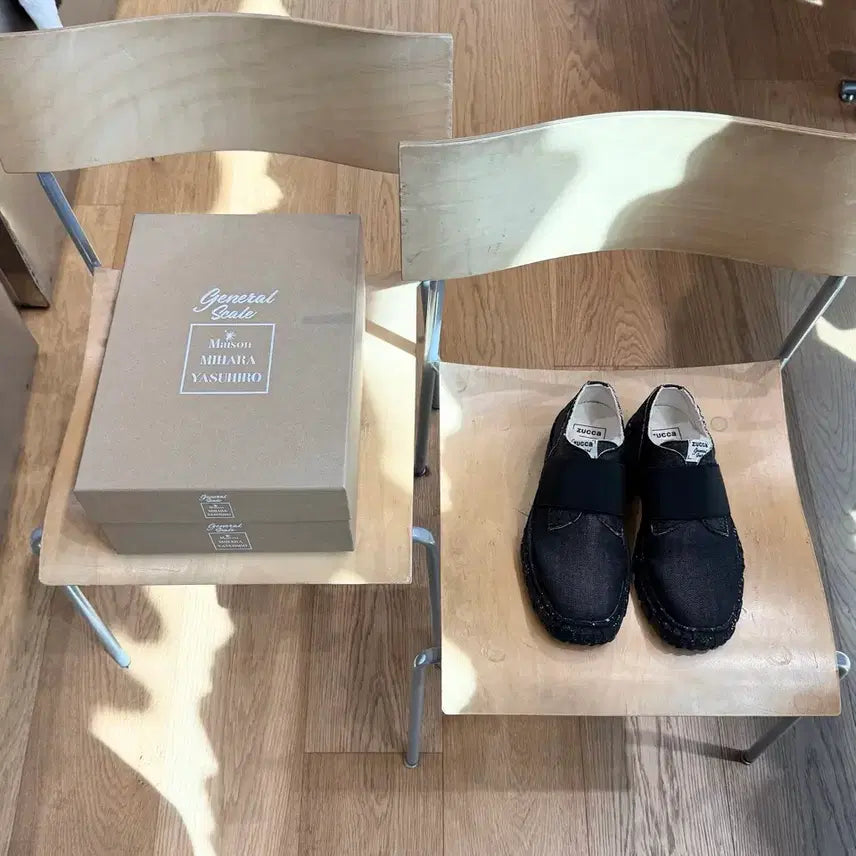 [BUNJANG] Mihara Yasuhiro x JUCKER GENERAL SCALE Denim Sneakers / 미하라 야스히로 x 주카 제너럴 스케일 데님 스니커즈