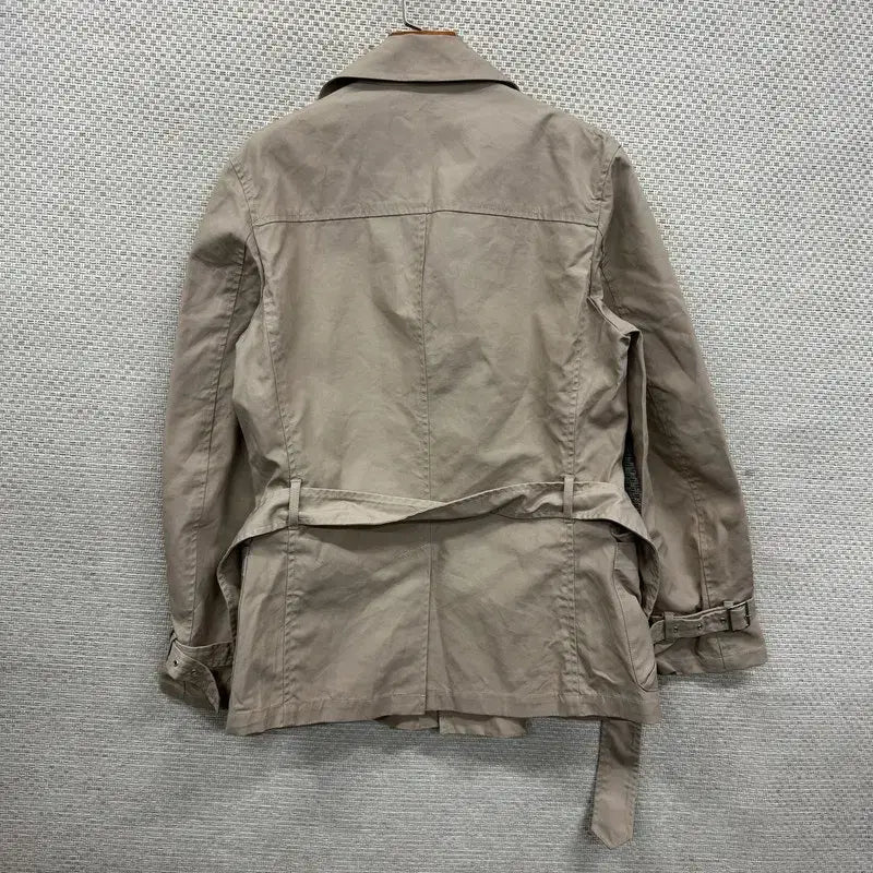 [BUNJANG] PPFM Casual Double-Button Half Trench Coat / 피피에프엠 캐주얼 더블버튼 하프 트렌치 코트 95 A07946