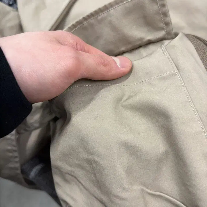 [BUNJANG] PPFM Casual Double-Button Half Trench Coat / 피피에프엠 캐주얼 더블버튼 하프 트렌치 코트 95 A07946