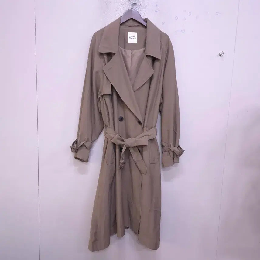 [BUNJANG] Studio Tomboy Oversized Tweed Jacket / 스튜디오톰보이) 오버핏 춘추 트렌치 자켓 -F