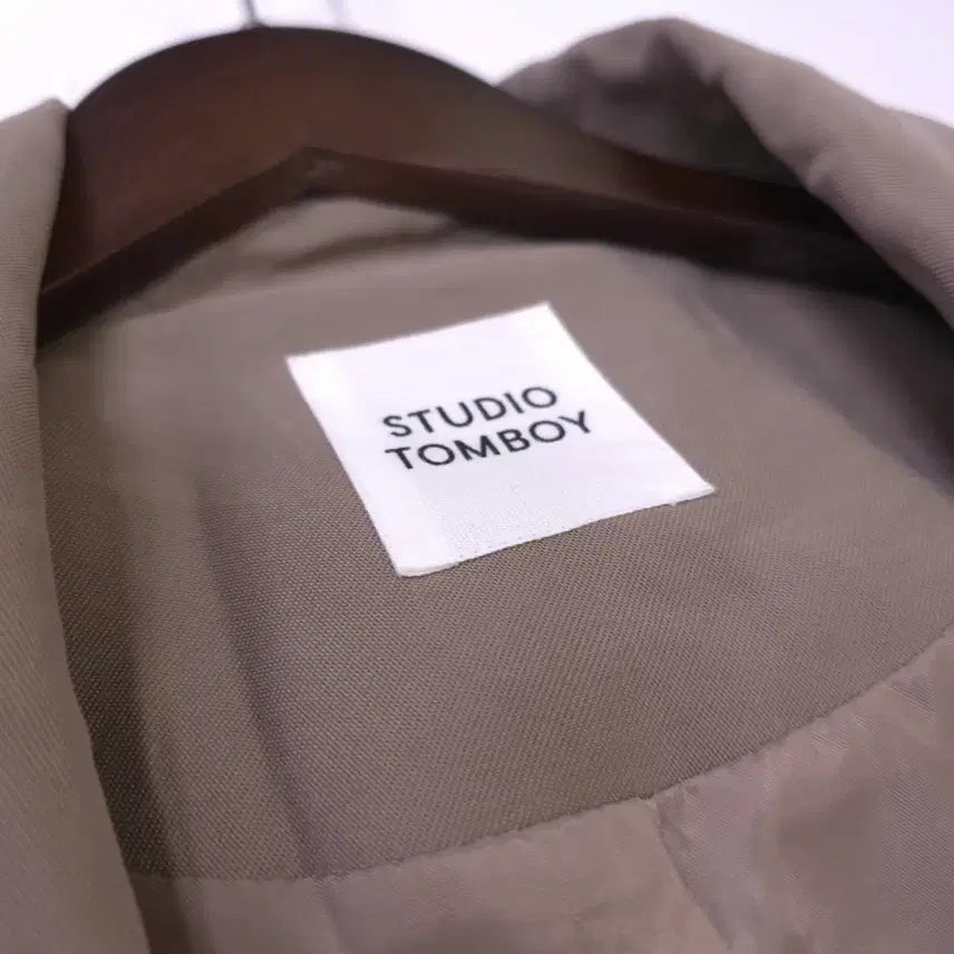 [BUNJANG] Studio Tomboy Oversized Tweed Jacket / 스튜디오톰보이) 오버핏 춘추 트렌치 자켓 -F