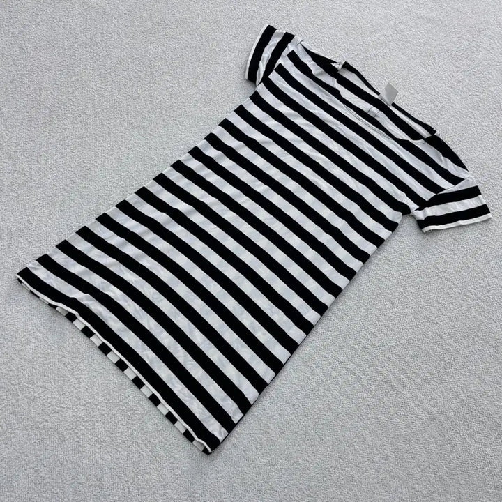 [BUNJANG] F Stripe Mini Dress / F 하레 스트라이프 미니 원피스 0320E