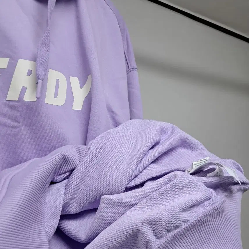 [SOLD OUT] 널디 NERDY 라일락 퍼플  공용 가능 후드티 LIGHT PURPLE