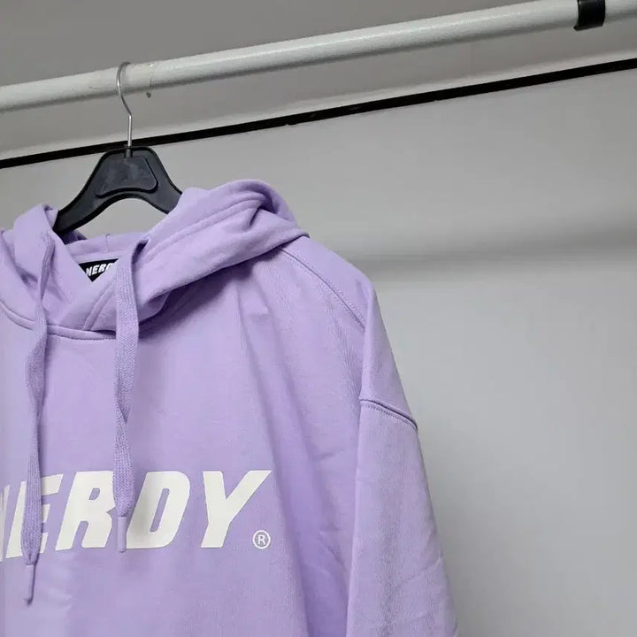 [SOLD OUT] 널디 NERDY 라일락 퍼플  공용 가능 후드티 LIGHT PURPLE