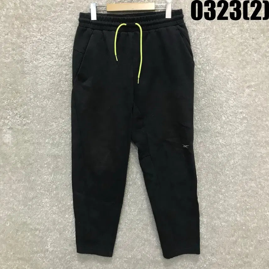 [BUNJANG] Reebok Black Training Pants L / 리복 검정색 트레이닝 바지 L