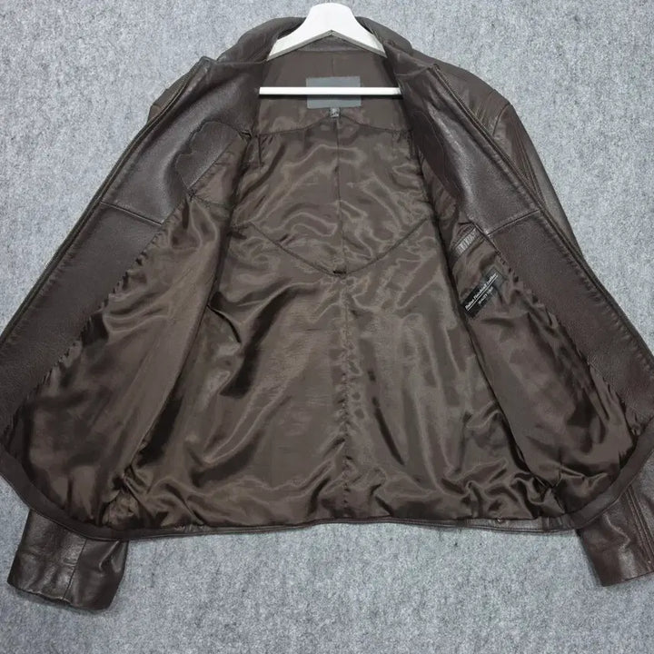 [BUNJANG] Songzio Vintage Harley Patch Custom Leather Jacket 110 Brown / 지오 송지오 빈티지 할리 패치 커스텀 양가죽 레더 자켓 110 브라운