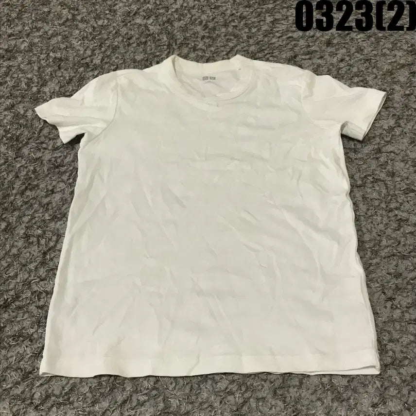 [BUNJANG] Uniqlo White Short Sleeve T-shirt (M) / 유니클로 화이트 반팔 티셔츠 m